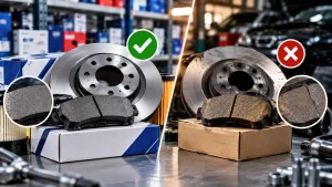 Genuine Vs. Fake Brake Parts Comparison 200kb