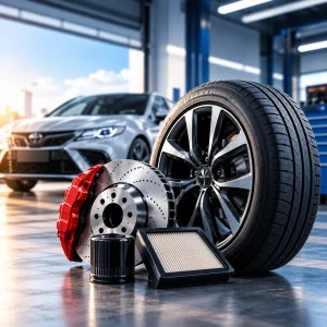 Performance Parts In Modern Garage 300kb